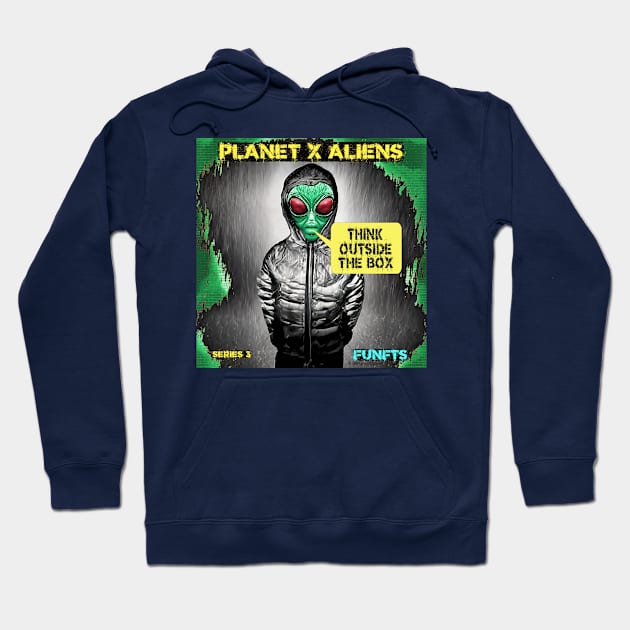 Funny Alien Retro 80's Slogan Quote Hoodie by PlanetMonkey